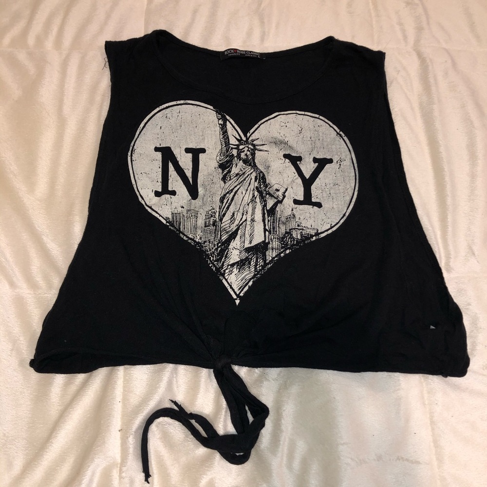 I Love New York Crop Top